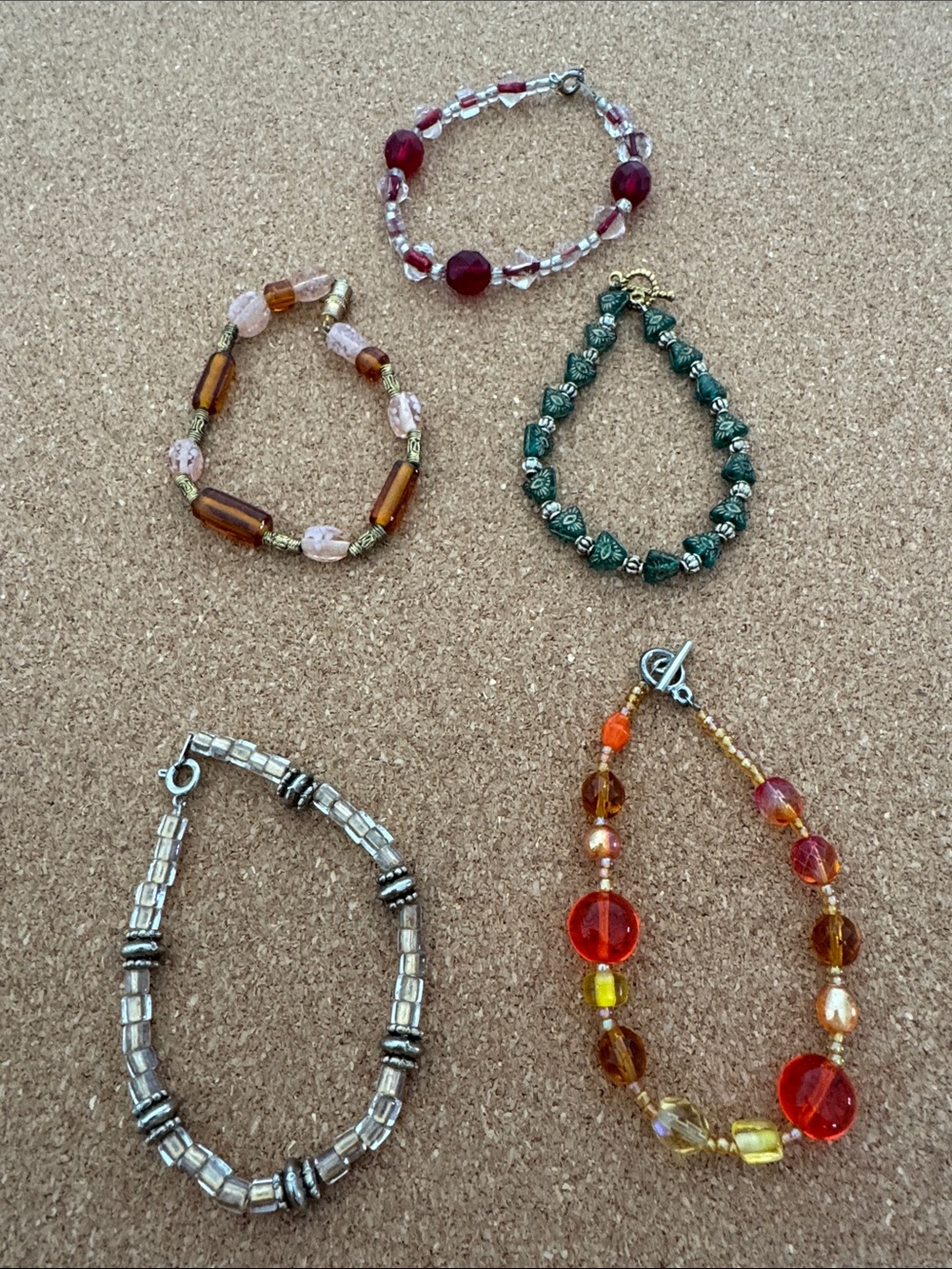 Handmade Multicolor Beaded Bracelet - Women Jewelry